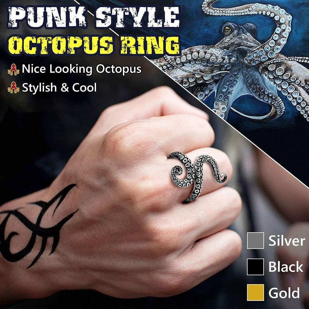 Finger Wear Thimble Ring Octopus Opening Ring Sewing Accessories Knitting Loop Crochet Ring