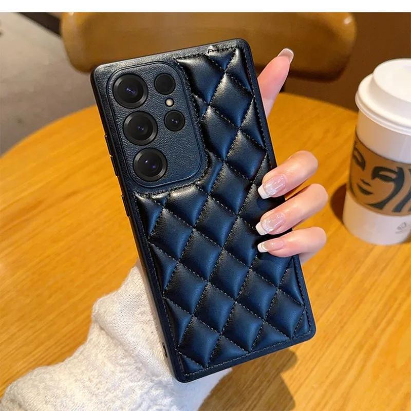Для Samsung S22 S23 S24 S25 Ultra Plus Чехол Мягкая Кожа Модный Кожаный Чехол Для Samsung Galaxy S25 Ultra S 25 Ultra S25+ Чехлы