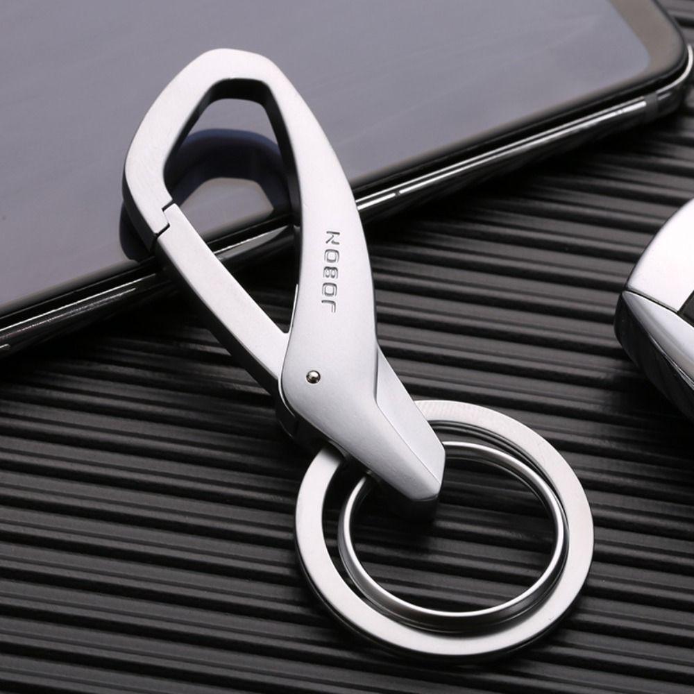 Double Ring Metal Key Chain Senior Key Chain Pendant High Quality Car Key Ring Gift