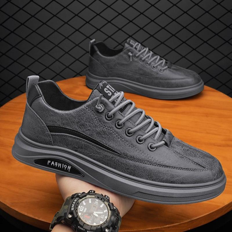 Autumn Men's Shoes New Breathable Tooling Shoes Men's Trend Versatile Martin Boots Men's Platform Casual Board Shoes