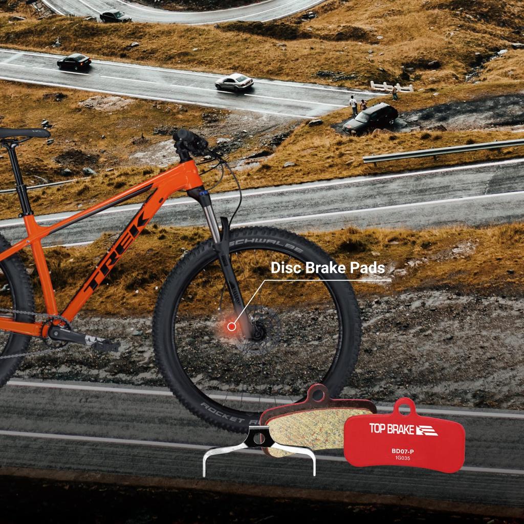 Тормозные колодки для велосипеда подходят для Shimano Saint BR M810 M820 Zee M640 Tektro HD M745 735725 TRP SL Slate T4 Performance Органический состав смолы Красный -