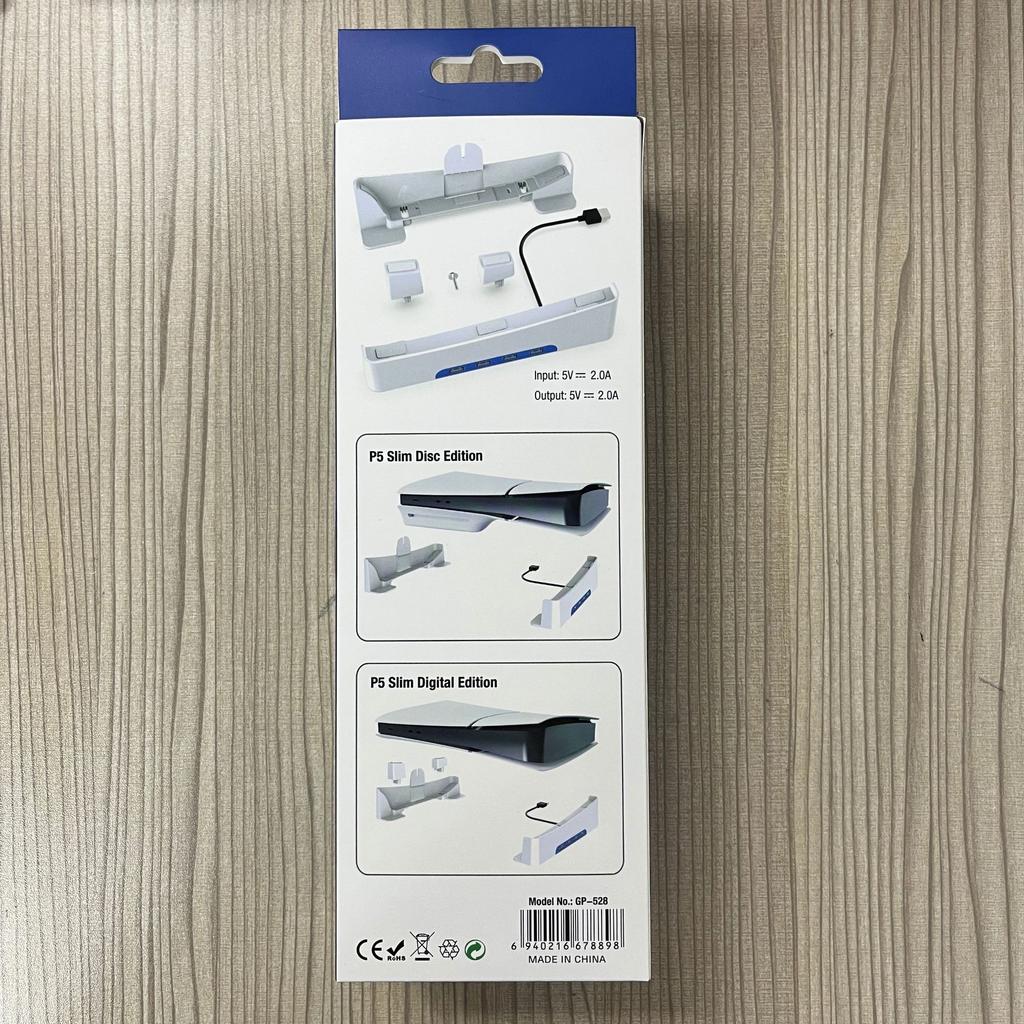 Подставка для консоли Sony PS5 Slim с 4 портами USB2.0, держатель подставки для игровой консоли, подставка для хранения игровых приставок
