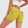 Women's Quick-Dry Fitness Yoga Shorts with Pocket