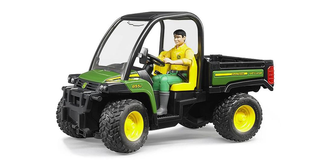 Bruder JD Gator XUV855D with Figure BR02490