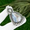 Pear Natural Ocean Jasper Daughter Engagement Wedding Pendant Sterling Silver