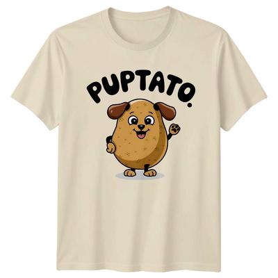 Puptato TShirt Dog Animal Birthday Gift For Him And Her