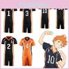 Haikyuu Старшая школа Карасуно Школьная форма Спортивный костюм Джерси Костюмы Косплей