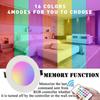 5W LEDs Recessed Lighting Downlight with IR Remote Control 16 Color & 4 Flashing Modes Dimmable