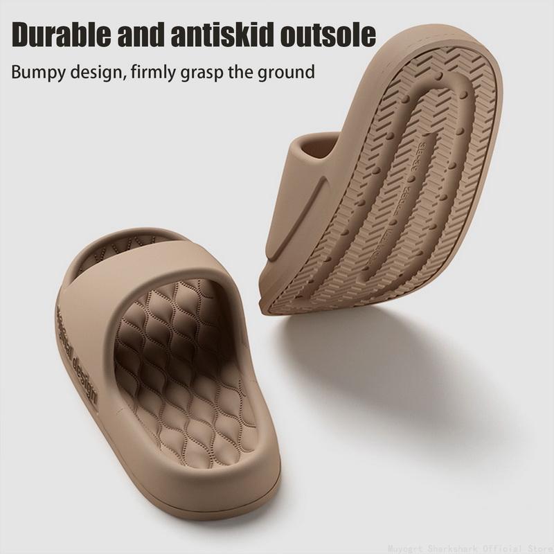 2023 Trend New Summer Men Slippers Eva Soft Bottom Cloud Slides Light Beach Shoes Male Indoor Outdoor Sandals Thick Sole Slides