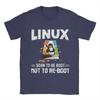 Men T-Shirts Linux   Windows Vintage Cotton Tees Short Sleeve  T Shirt Crew Neck Tops 4XL 5XL