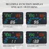 ZQKJ Q7 HUD GPS система для всех автомобилей Head Up Display цифровой спидометр автомобильные электронные аксессуары сигнализация превышения скорости многофункциональный