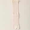 Women's Summer Cotton Mesh Boneless White Breathable Lace Two Toe Pile Socks