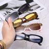 Travel Small Rectangle Square Frame Eyewear Eyeglasses Women Sunglasses Sun Glasses