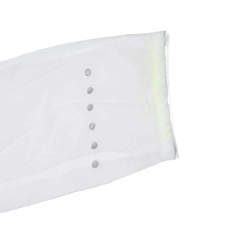 Nike Куртка с капюшоном на молнии со светоотражающей отделкой и логотипом, детские куртки белого цвета 845590-100