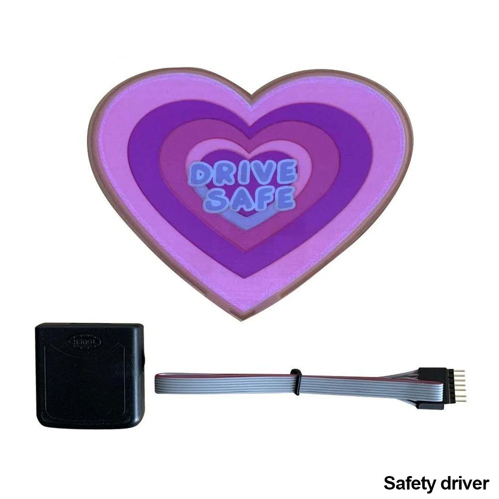 5 звезд Требуются светодиодные светоизлучающие наклейки на окна, наклейки на лобовое стекло JDM декоративные автомобильные аксессуары световая панель без батареи