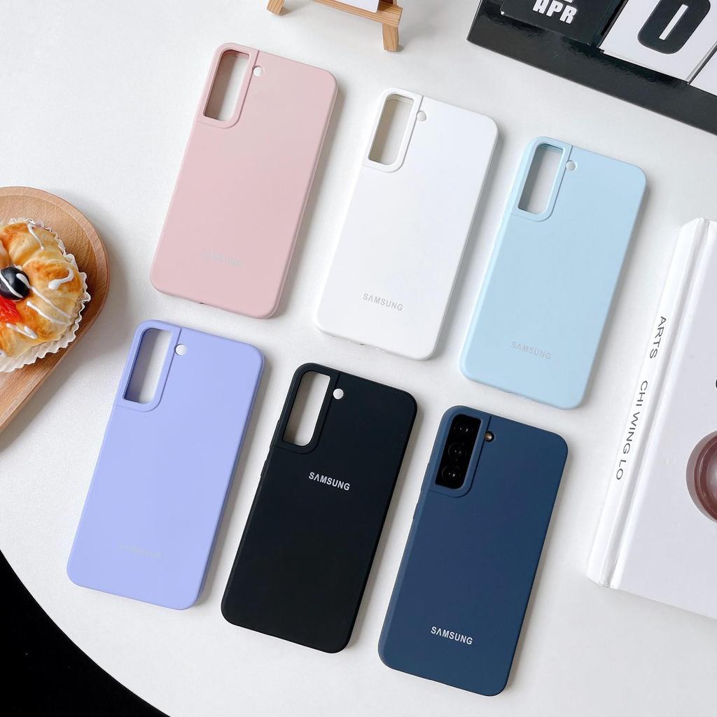 Защитный чехол из жидкого силикона для Samsung Galaxy S24, S23, S22 Ultra и S21 Plus