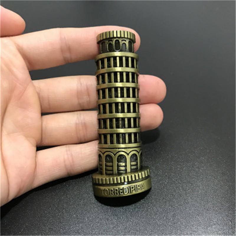 Metal Refrigerator Stickers Three-dimensional Magnetic Memorial High-end Alloy Fridge Magnet