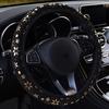 Universal Hot Stamping Snowflake Elastic Band Steering Wheel Cover Car Styling Accessories