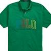 Polo Ralph Lauren Ss23 Пуловер с вышивкой логотипа-буквы, мужская футболка-поло с коротким рукавом, зеленый MNPOKNI1N822261-300