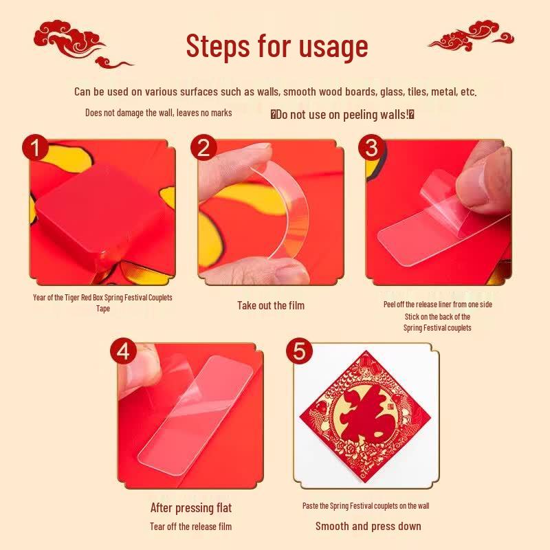 Strong Traceless Multi-Purpose Double-Sided Tape
