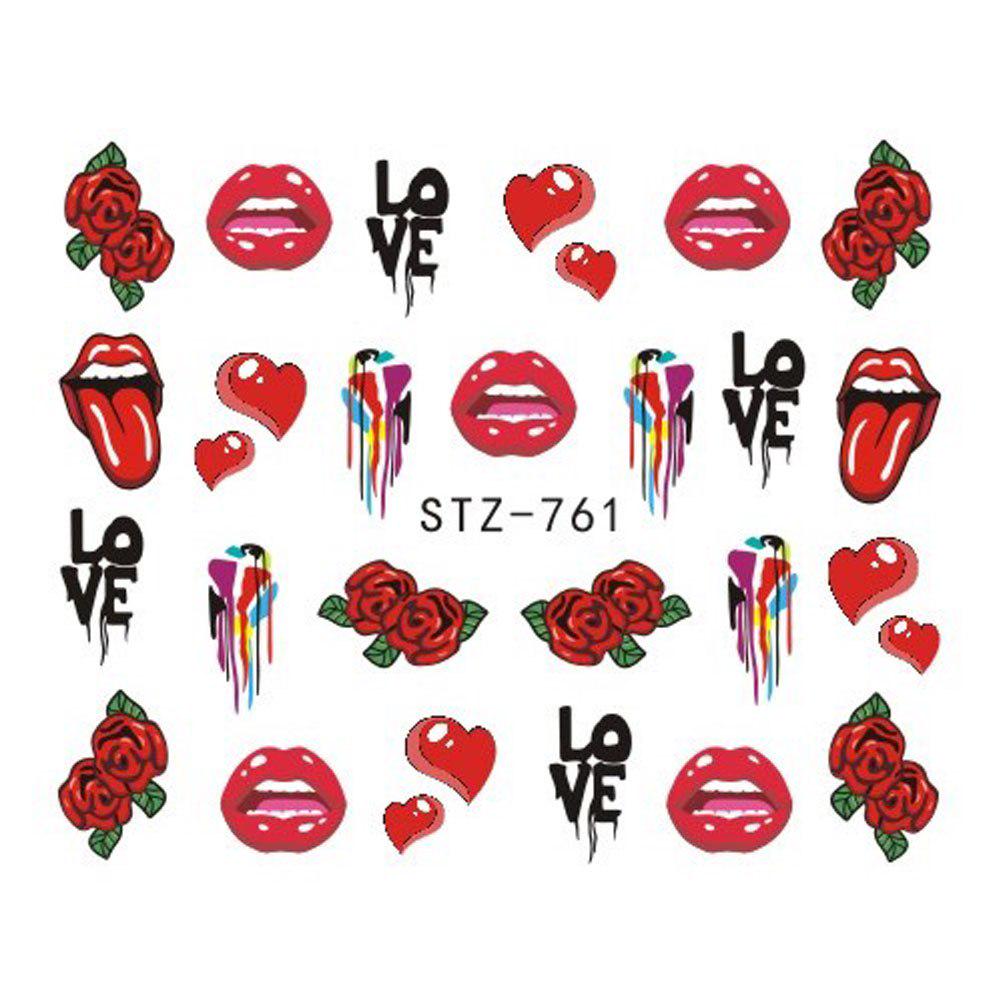 Наклейки на ногти 3D для оригинального маникюра и педикюра, 1 лист 10/25 шт.Широкий выбор рисунков