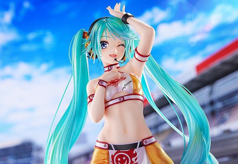 Hatsune Miku GT Project Racing Miku Art by Kentaro Yabuki Scale Plastic Painted Finished Figure M04338 2010Ver. 1/7
