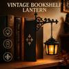 Готический держатель для книг с подвесным фонарем, Атмосферная лампа для библиотеки, Декоративный сувенир для любителей чтения