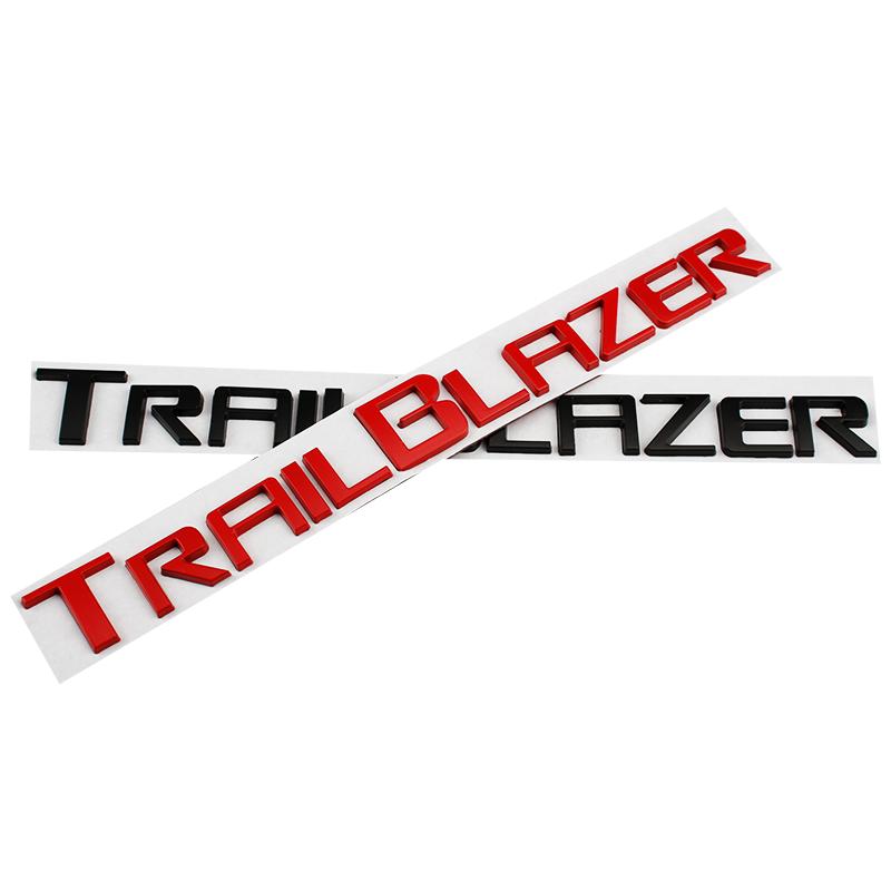Автомобильные 3D Металлические Буквы Логотип Наклейки Наклейка Для Chevrolet Trail Blazer Задний Багажник Автомобиля Алфавитный Эмблема Значок Стайлинг Наклейки