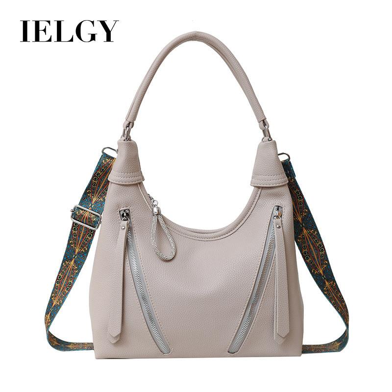 Ielgy Underarm Bag Ladies Casual Trendy Fashion Portable One-Shoulder Cross-Body Tote Bag