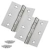 Door Hinges Flat Hinges Stainless Steel Hinges Folding Hinges Door Hardware Furniture Repair With Stainless Steel Screws Set of 2