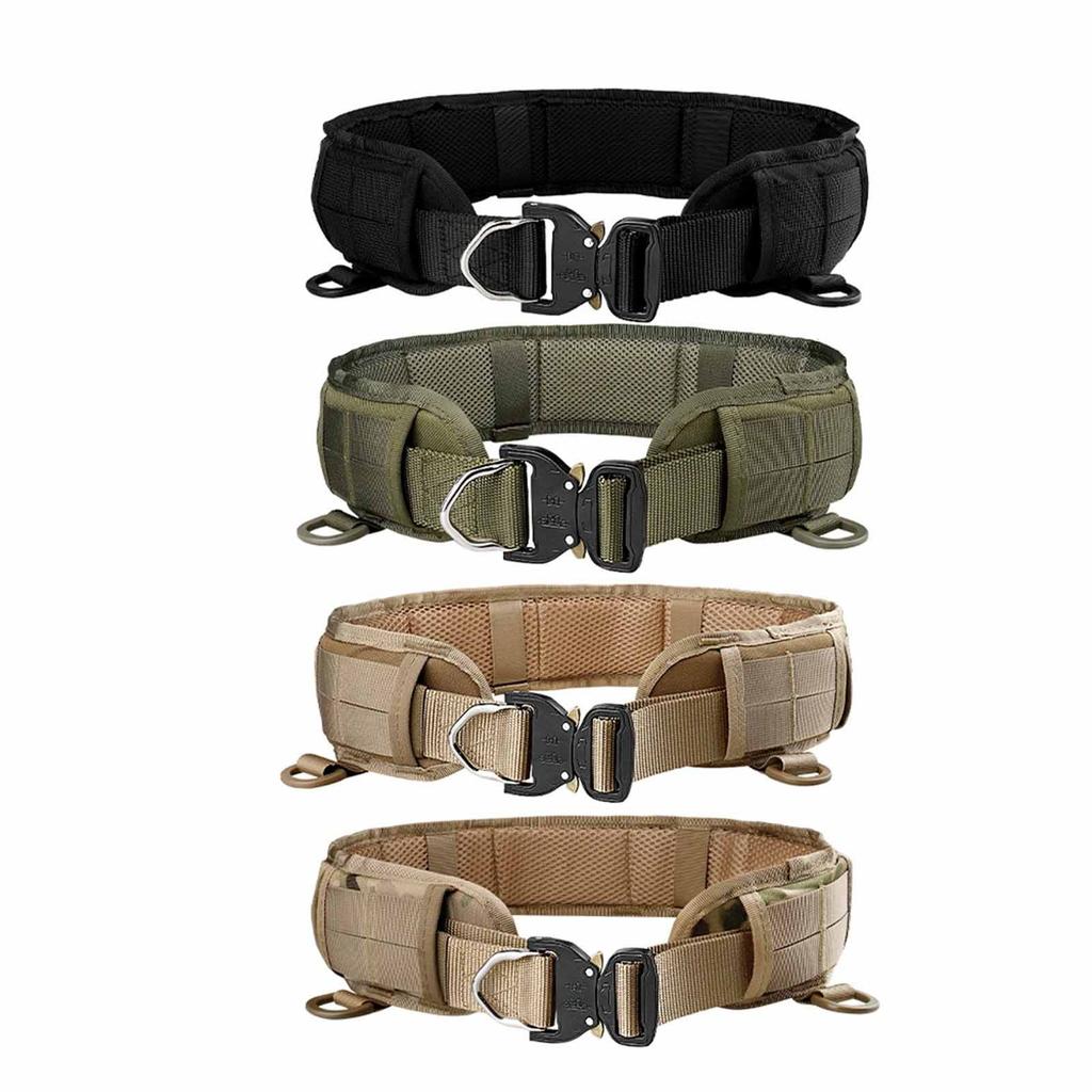 Outdoor Belt – Multi-Functional Quick-Release Buckle Nylon Waist Belt, Adjustable Military, EDC, and Outdoor Gear