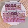 100Pcs Bills Paper Zip Lock Bag With Clear Window 1-3.5G Mylar Small Bag Euro Design Small Pouches