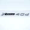 Car Emblem Sticker 3D ABS Glossy Black Silver XDrive 40i 40d 45i 45d 48i 48d For BMW X1 X2 X3 X4 X5 X6 X7 GT