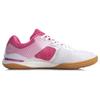 Li Ning Qilin 2.0 Ткань ТПУ Синтетическая кожа Нескользящие Износостойкие Низкие Тренировочные Кроссовки Женские Розовый Белый APPP002-1