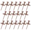 20 шт. Цинковый сплав Сверхпрочные Кнопки-гвоздики Декоративные Гвозди для стен Подвески для картин Металлические Канцелярские кнопки Фурнитура Красная бронза