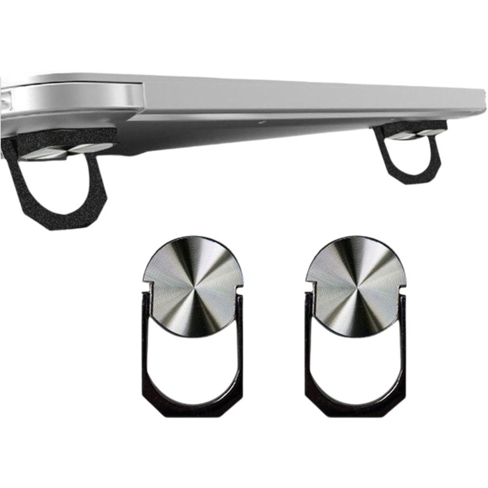 1 Pair Aluminium Alloy Laptop Stand Alloy Notebook Bracket For Laptops Tablets Phones