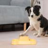 Игрушка-дозатор лакомств для собак, Медленная кормушка для питомцев с механизмом нажатия для выдачи корма, Интерактивная игрушка-головоломка для умственной стимуляции