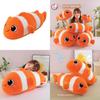 Clownfish Soft Plush Toy Ocean Creature Stuffed Fish Pillow For Childrens Bedroom