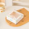 12 Pack Candy Sweet Boxes with Window 6”×5”×2” Disposable Paper Treat Packing Gift Box Christmas Pastry Cookies Muffins Pies Brownie Boxes
