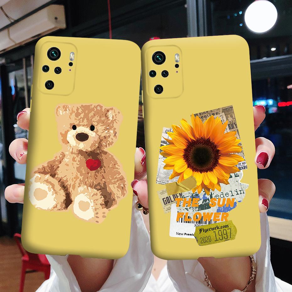 For Xiaomi Redmi Note 10 Phone Case TPU Soft Silicon Cute Pattern Back Cover for Xiomi Xiaomi Redmi Note 10 note10 Pro 10s Cases