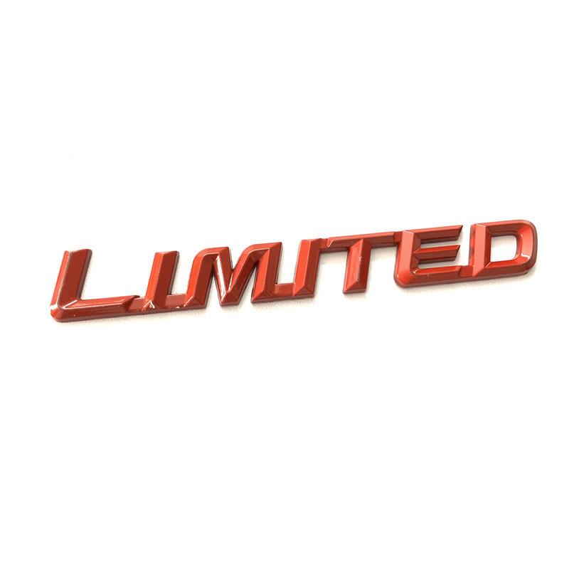 Полностью металлическая наклейка на задний логотип автомобиля 4WD для Limited Edition