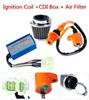 Racing Ignition Coil +Cdi +Air Filter Kit Fit For Gy6 50-150Cc Scooter Atv Moped Go Kart