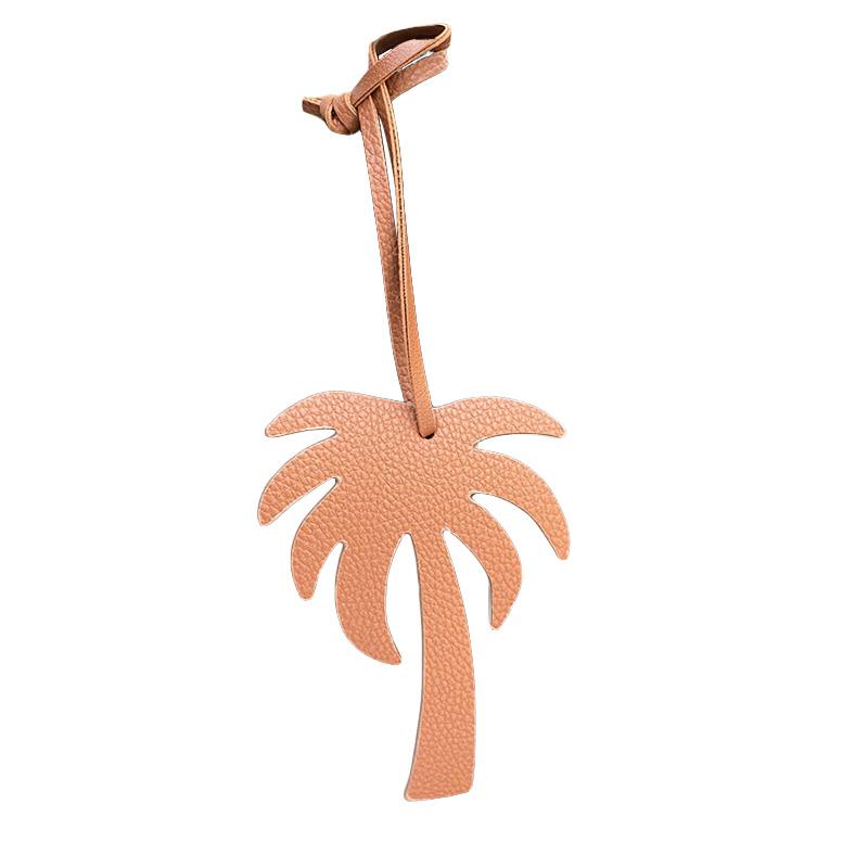 1 шт., креативная сумка из кокосового дерева, монохромный брелок для ключей, маленькая сумка, подвеска, аксессуары из искусственной кожи, простая