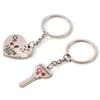 Couple Keychain Zinc Alloy Lovers Heart Shape Keychain Lovers Keychain Pendant Keychain for Couples Lovers Valentine s