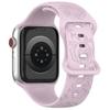 Мягкий силиконовый ремешок для часов 38/40/44/49 мм для Apple Watch 1/2/3/4/5/6/7/8/Se/9, ультра однотонный ремешок для часов с бабочкой, аксессуары, универсальный