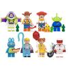 Disney Toy Story Buzz Lightyear Woody Mini Building Blocks Set Educational Kids Toys