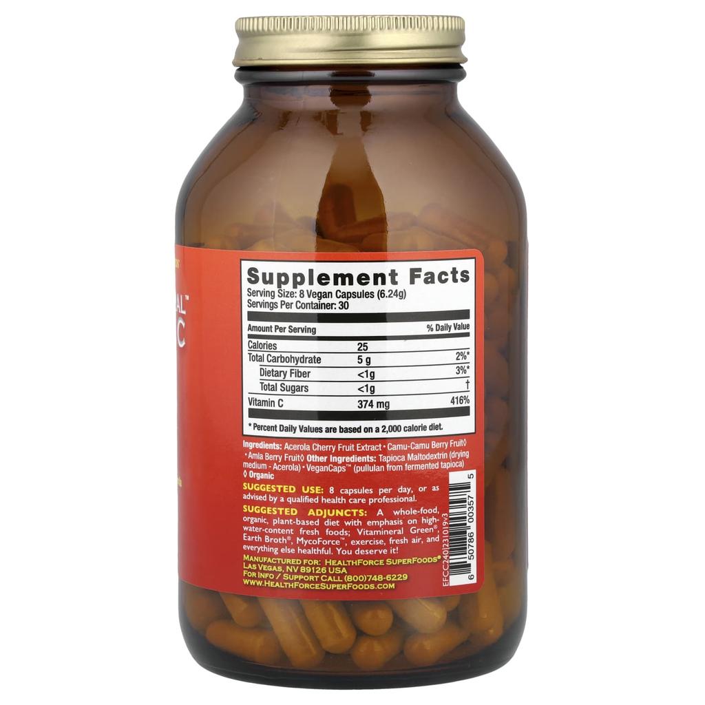 Truly Natural™ Vitamin C, Veggie Capsules 240