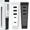 USB-концентратор 5 в 1: высокоскоростной удлинитель портов USB с 3 портами USB + 1 портом Type-C + 1 портом Type-C 3.1 для консоли PS5 Slim (дисковые и цифровые версии).