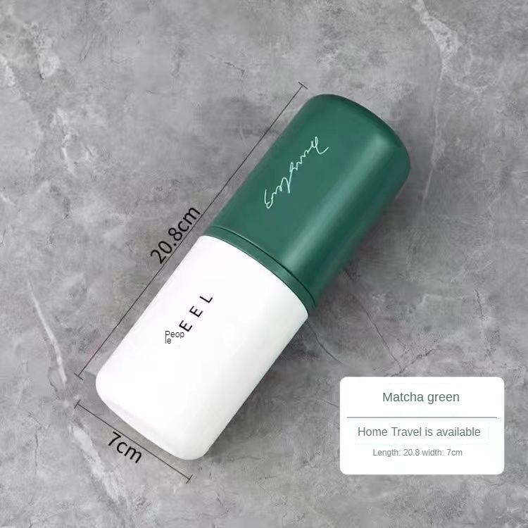 Дорожная чашка для зубной щетки, портативный набор чашек для мытья, чашка для зубной щетки, зубная банка, зубная щетка и ополаскиватель.