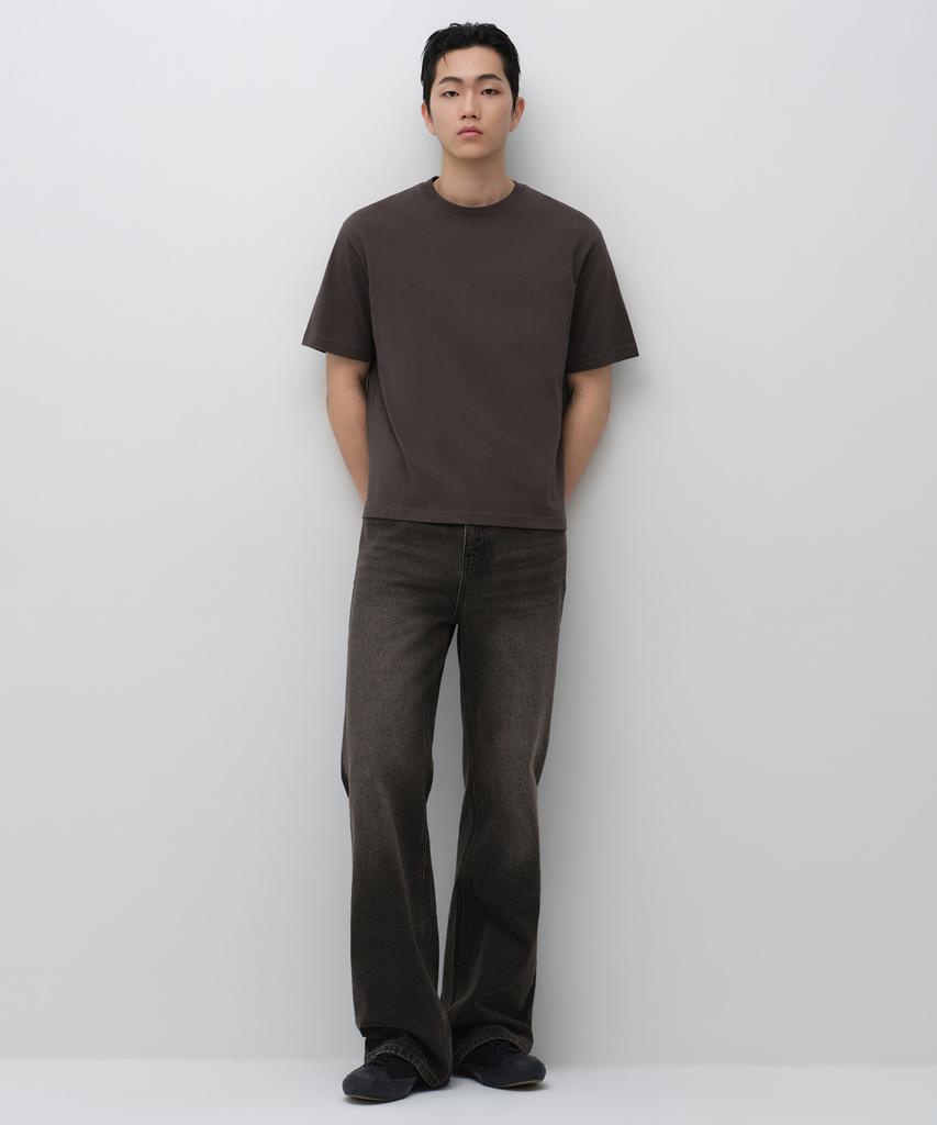 MUSINSA STANDARD Regular Crop T-Shirt (8 Colors) (Type A)